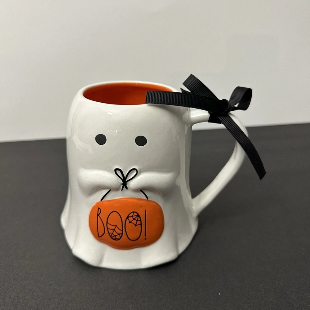 Rae Dunn Halloween “Boo” Ghost Mug NWT